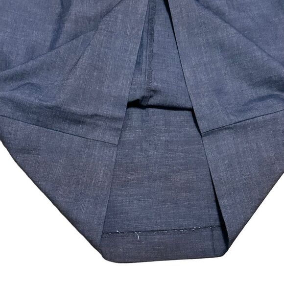 LOFT Ann Taylor Blue Gray Pencil Skirt Size 4 - Picture 4 of 11